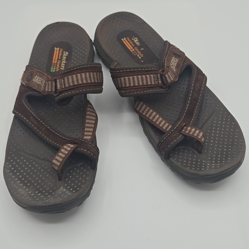 Skechers | Dark Brown Casual Sandals Size 10